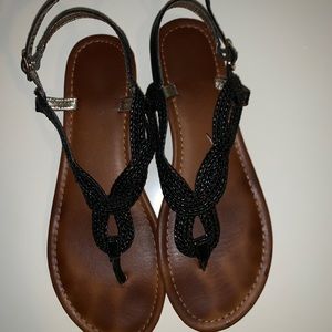 Black Aldo Sandals